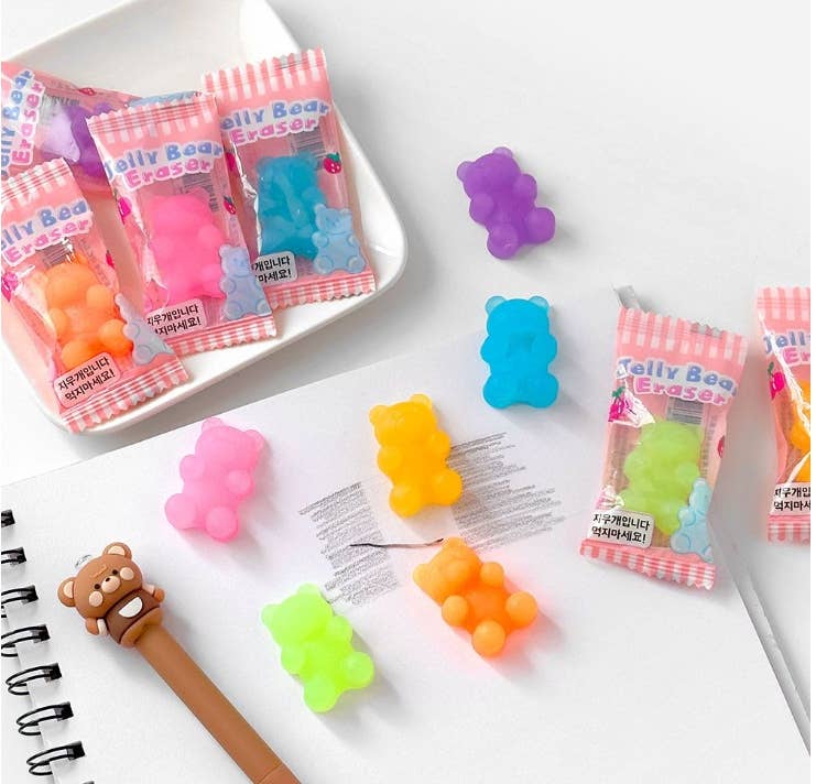 Jelly Bear Eraser – Candy Style Gummy Bear Eraser