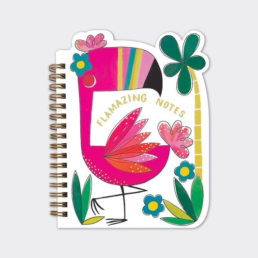 Shaped Notebooks - Flamazing Flamingo