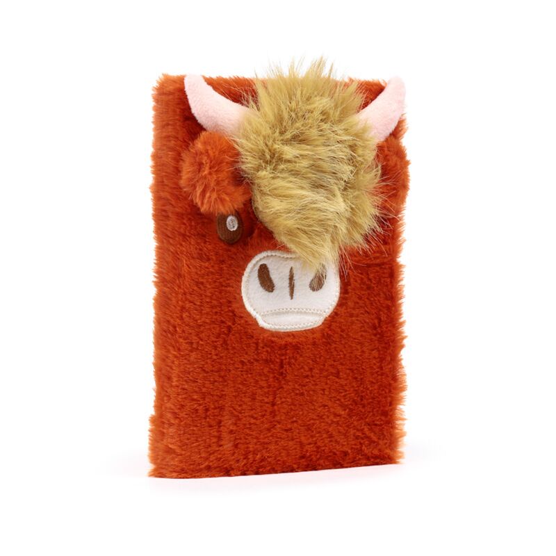 Highland Coo Cow Plush A5 Notebook