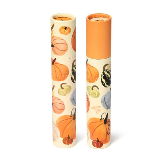 Autumn Harvest Large Pencil Pot with 12 Colouring Pencils