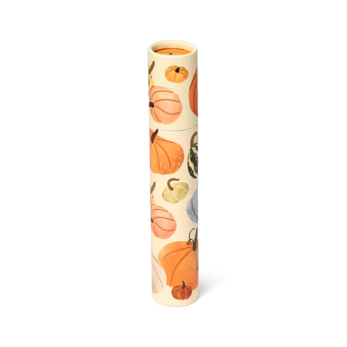 Autumn Harvest Large Pencil Pot with 12 Colouring Pencils