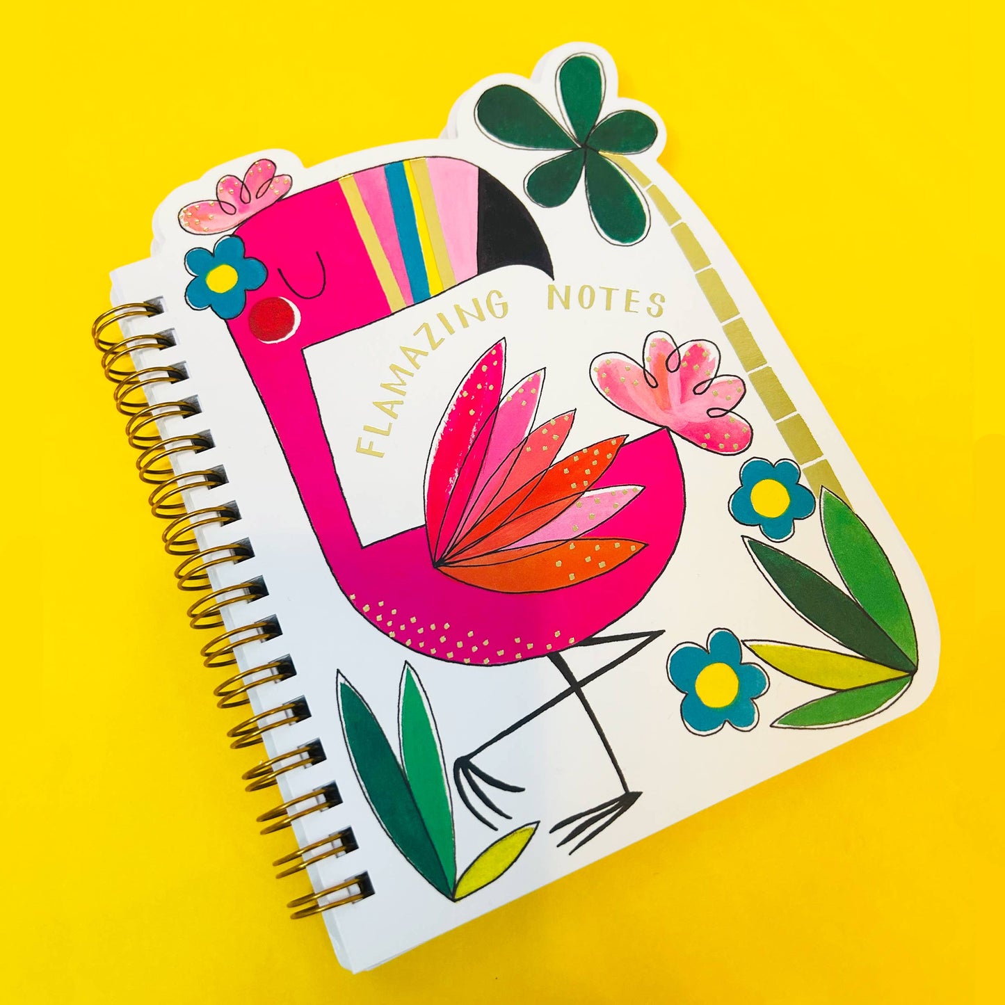 Shaped Notebooks - Flamazing Flamingo