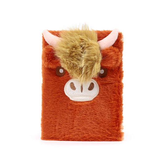Highland Coo Cow Plush A5 Notebook