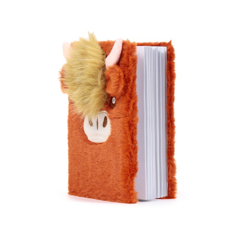 Highland Coo Cow Plush A5 Notebook