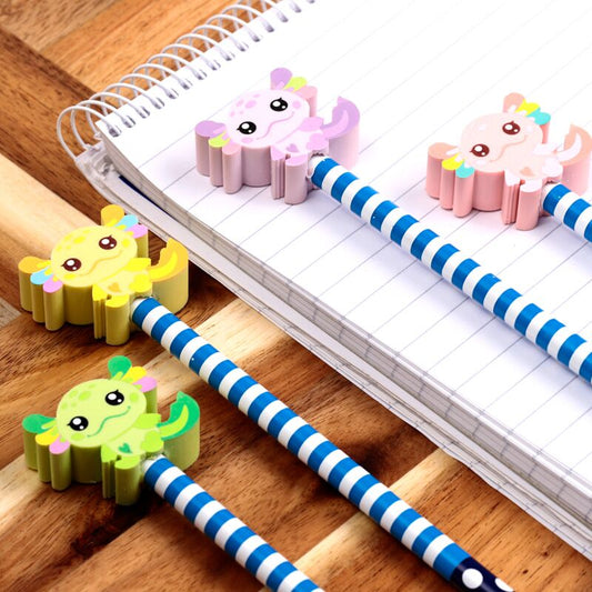 Axolotl (Salamander) Pencil & Eraser Topper