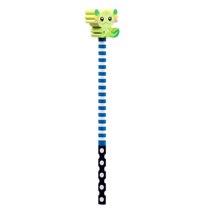 Axolotl (Salamander) Pencil & Eraser Topper