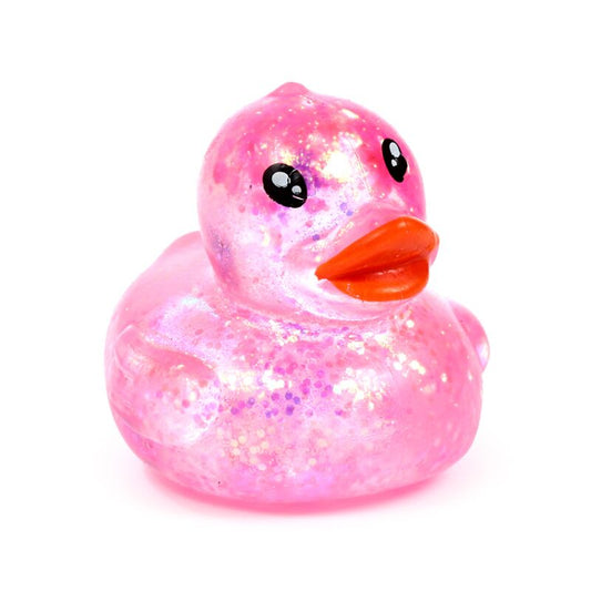 Maltose Squeezy Glitter Duck Stress Toy
