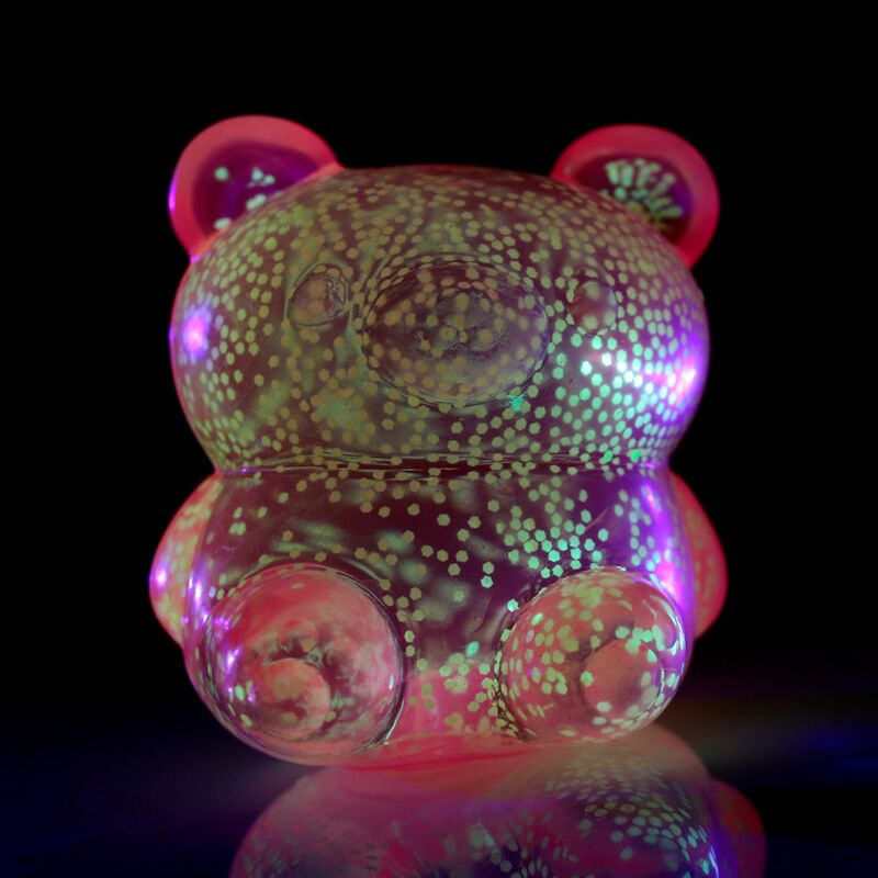 Maltose Squeezy Glow in the Dark Bear Stress Toy