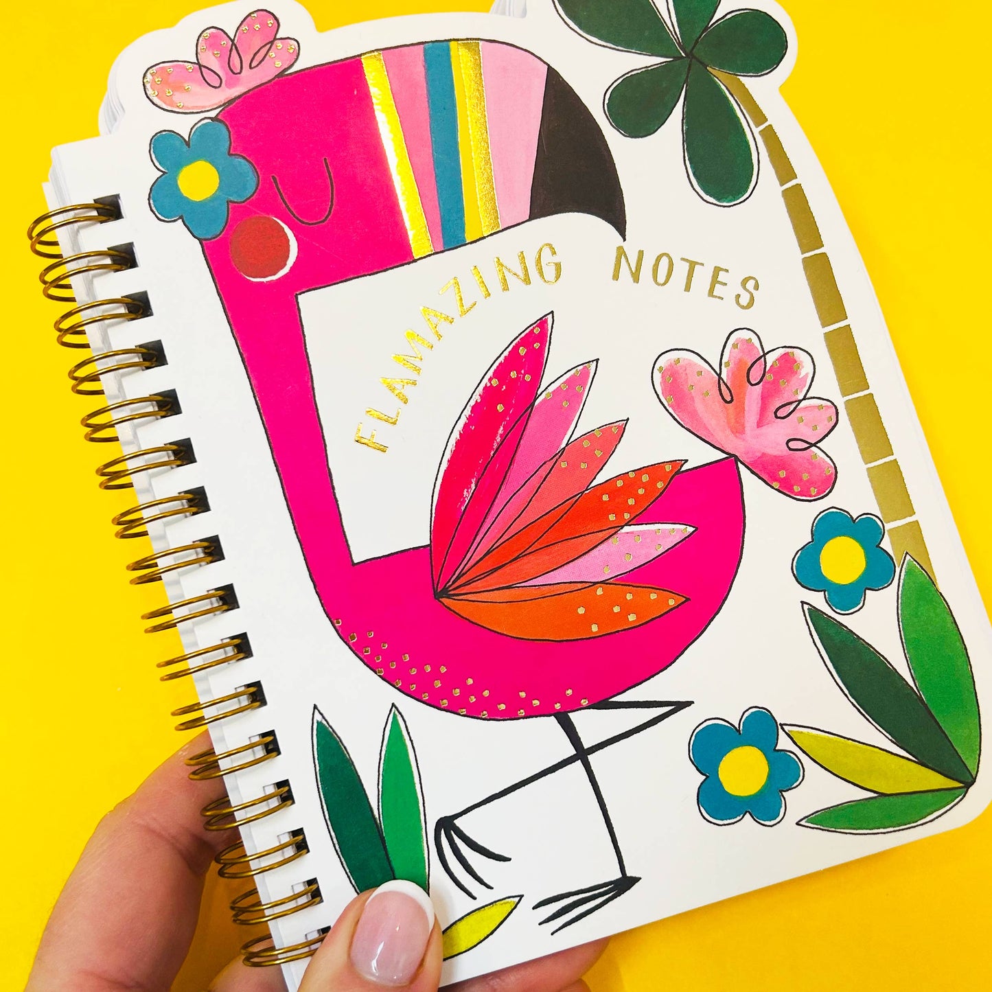Shaped Notebooks - Flamazing Flamingo